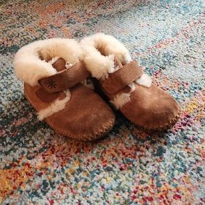 LL Bean toddler Sherling Slippers